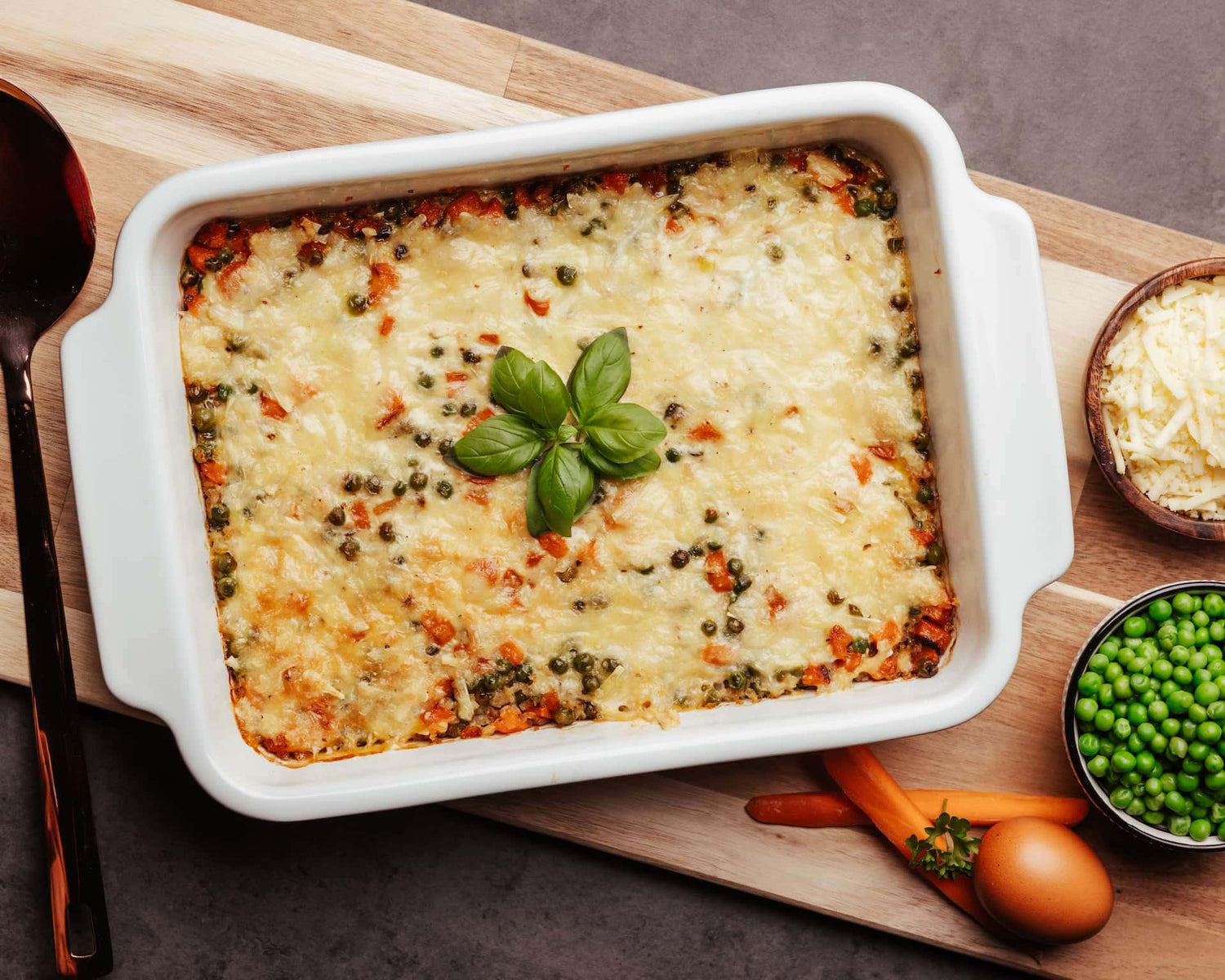 Bunter Konjak Reis Auflauf