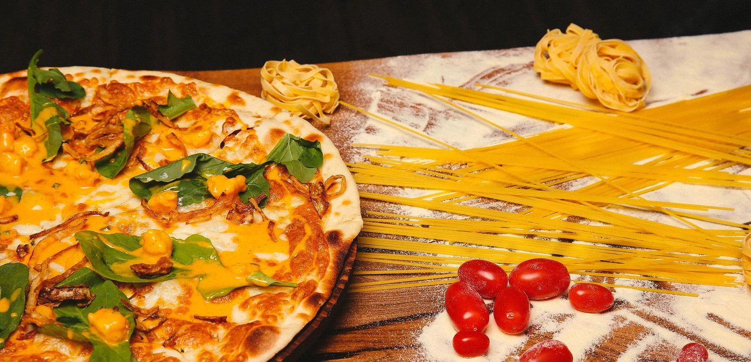 Spaghetti Pizza?? Hört sich kurios an, ist aber unglaublich lecker!