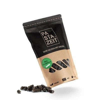 Dieses Produkt enthält 250g Reis Chlorella Fusilli