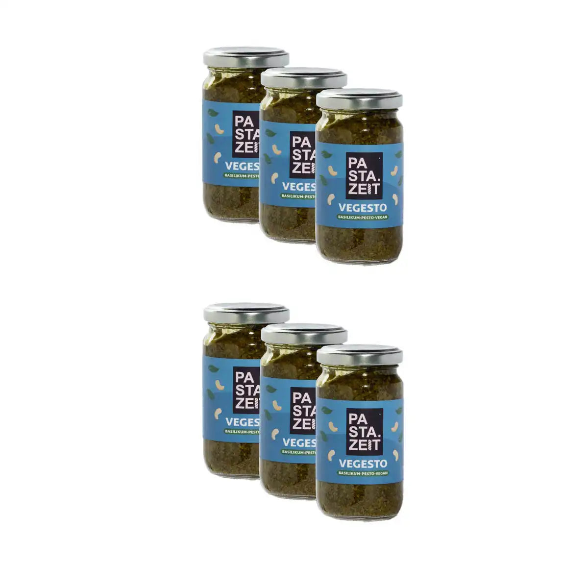 6er Packung Vegane Basilikum Pesto Sauce